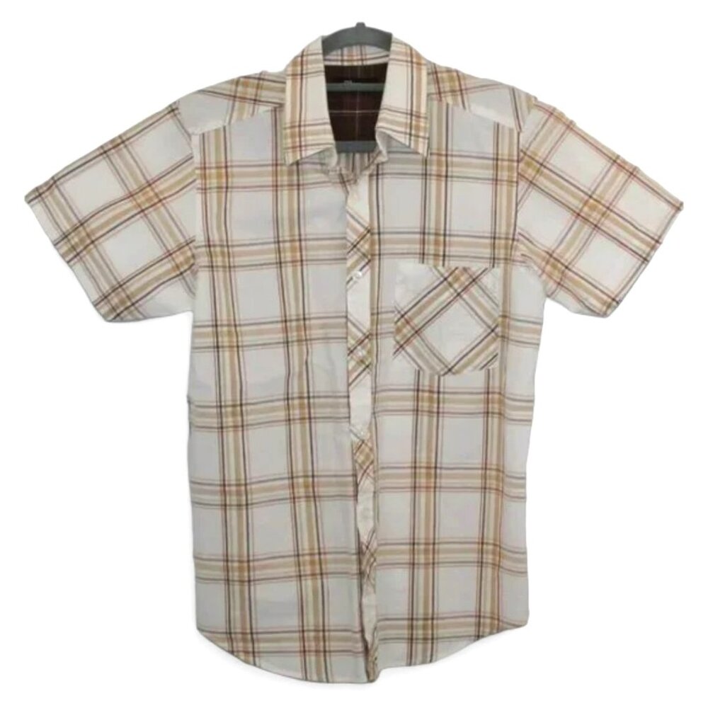 Vluxe Short Sleeve Button Front Shirt Size Men's S - Picture 2 of 3
